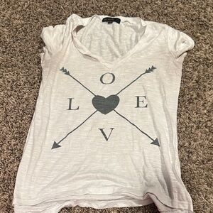 Weavers White Love Arrow Tee